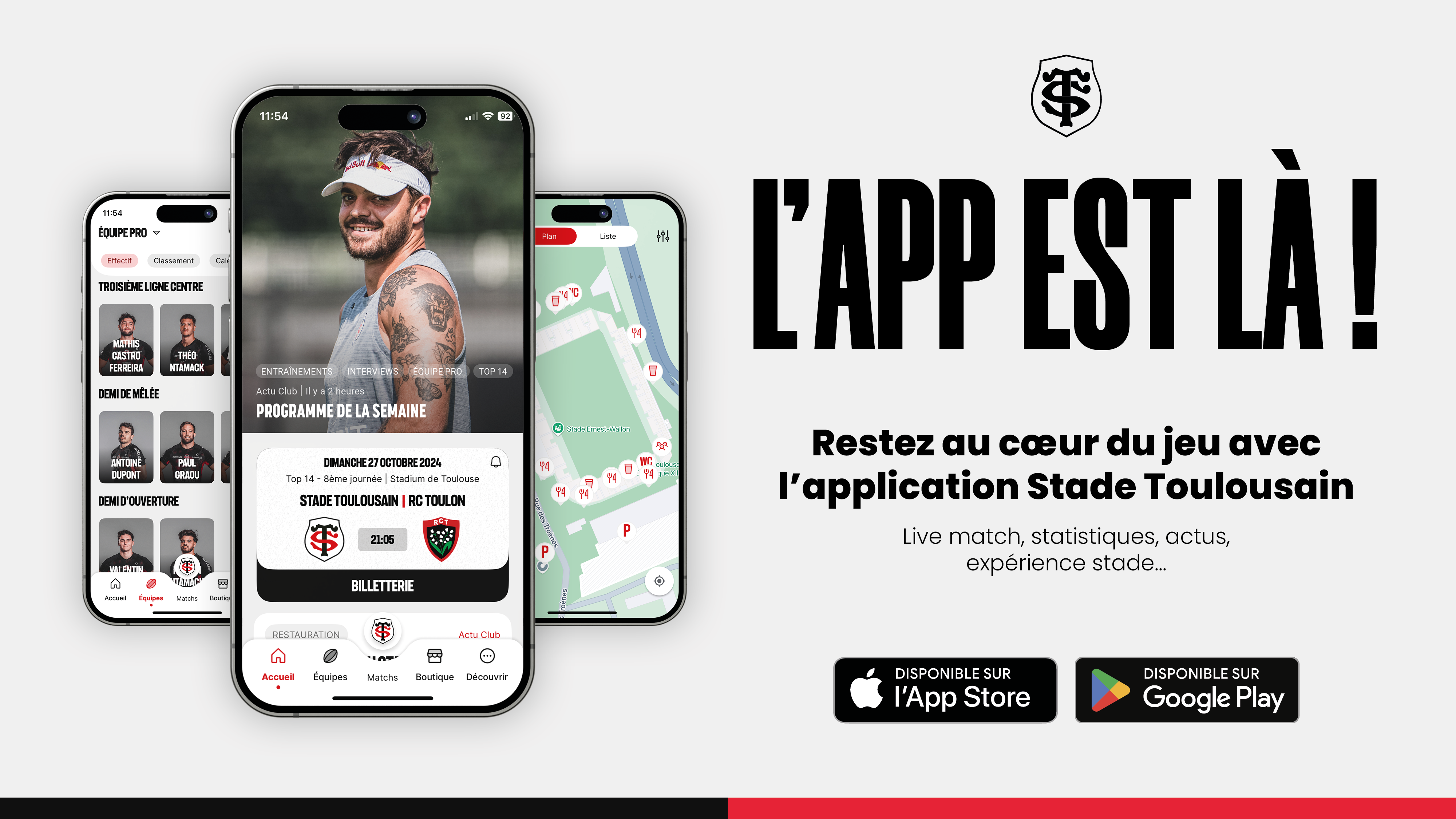 L'Application du Stade