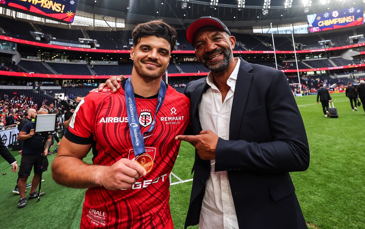 Romain Ntamack, champion Investec Champions Cup 23/24