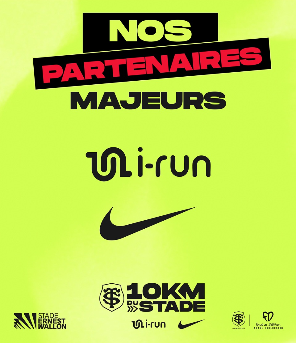 10km du Stade 2025 - Nos partenaires majeurs