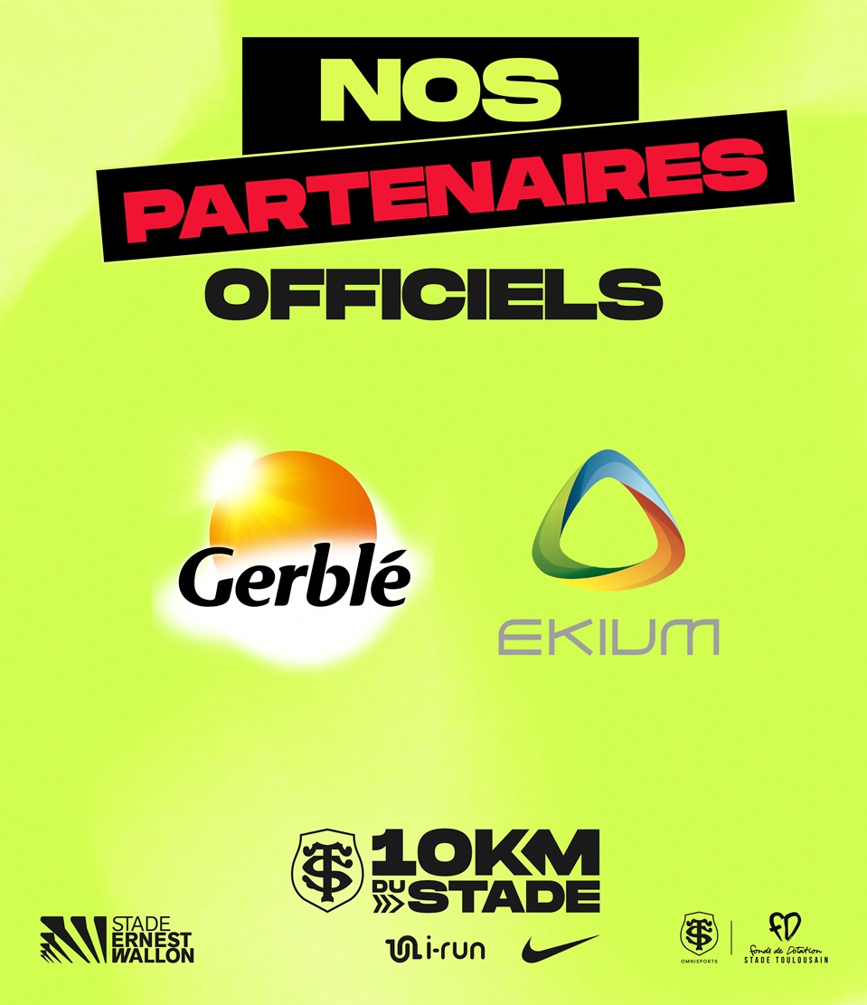 10km du Stade 2025 - Nos partenaires officiels