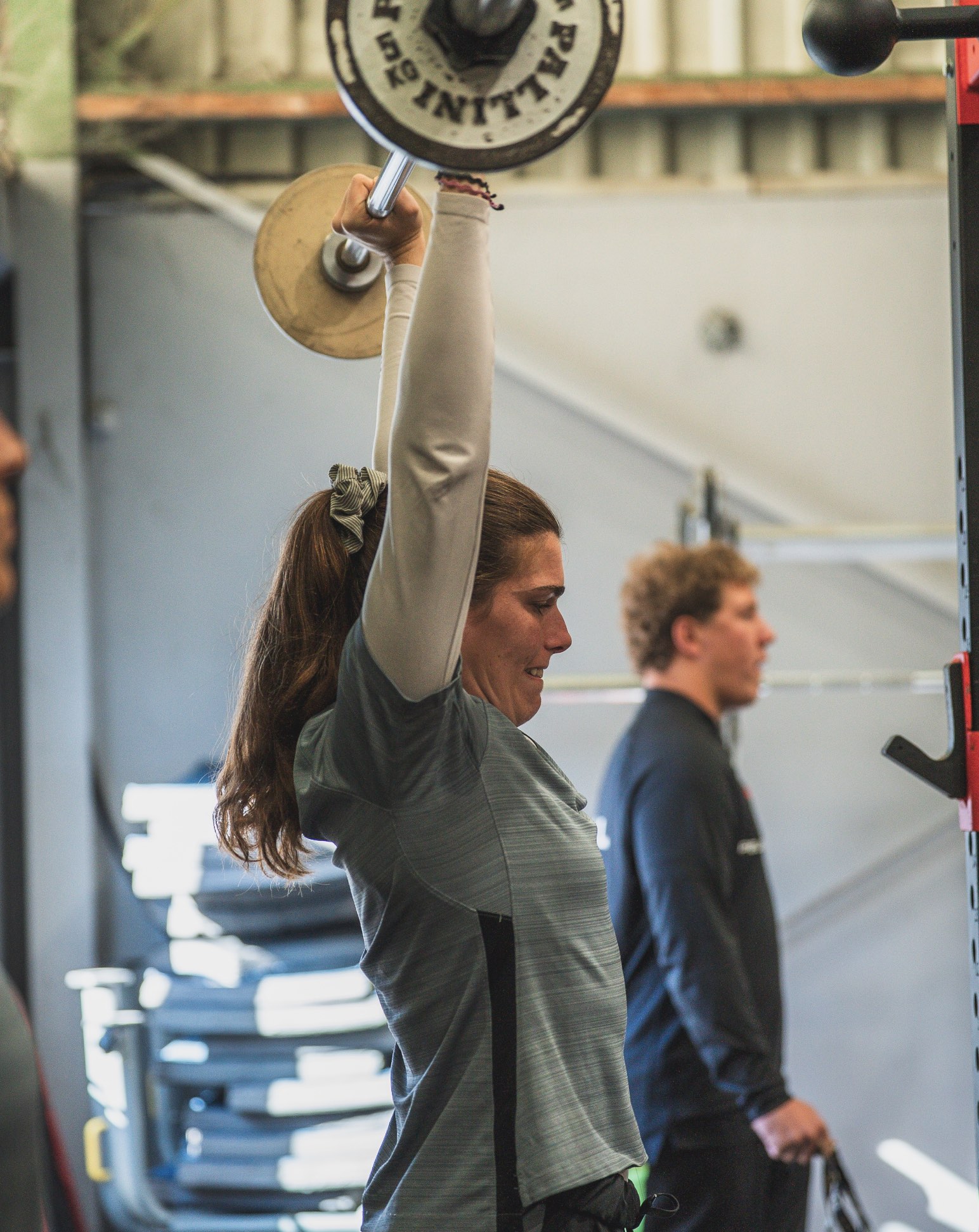 Cristina Garcia à une séance de muscu 25/26