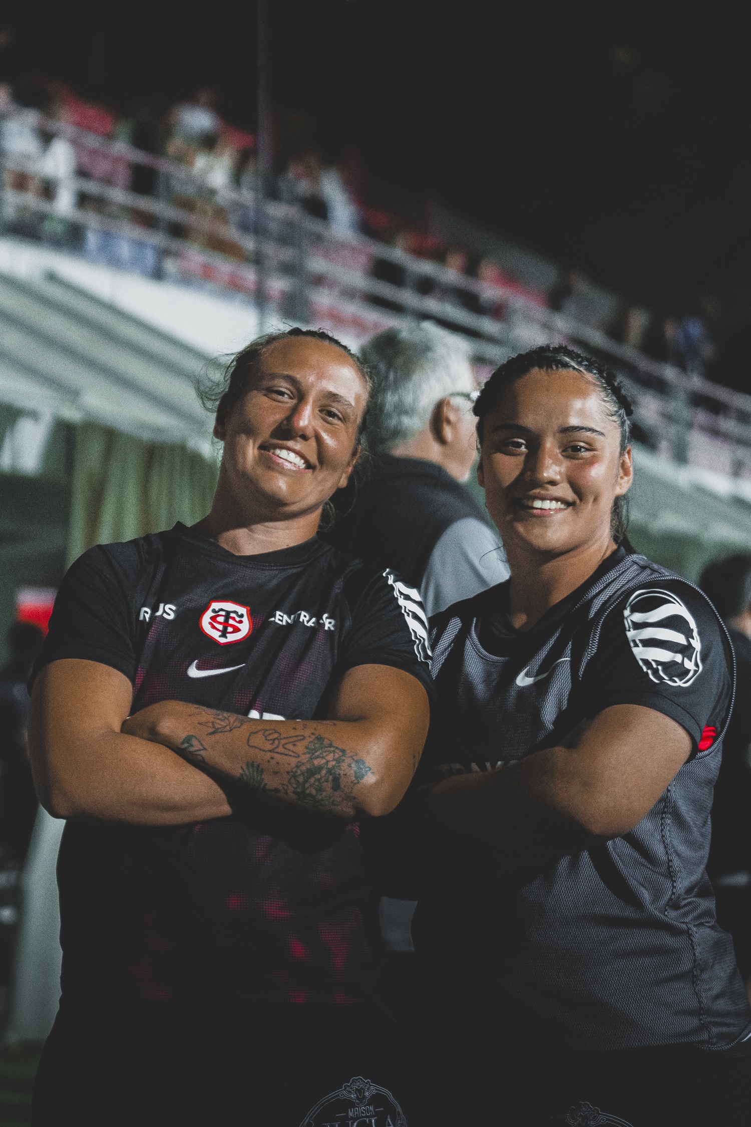 Portrait de deux joueuses 