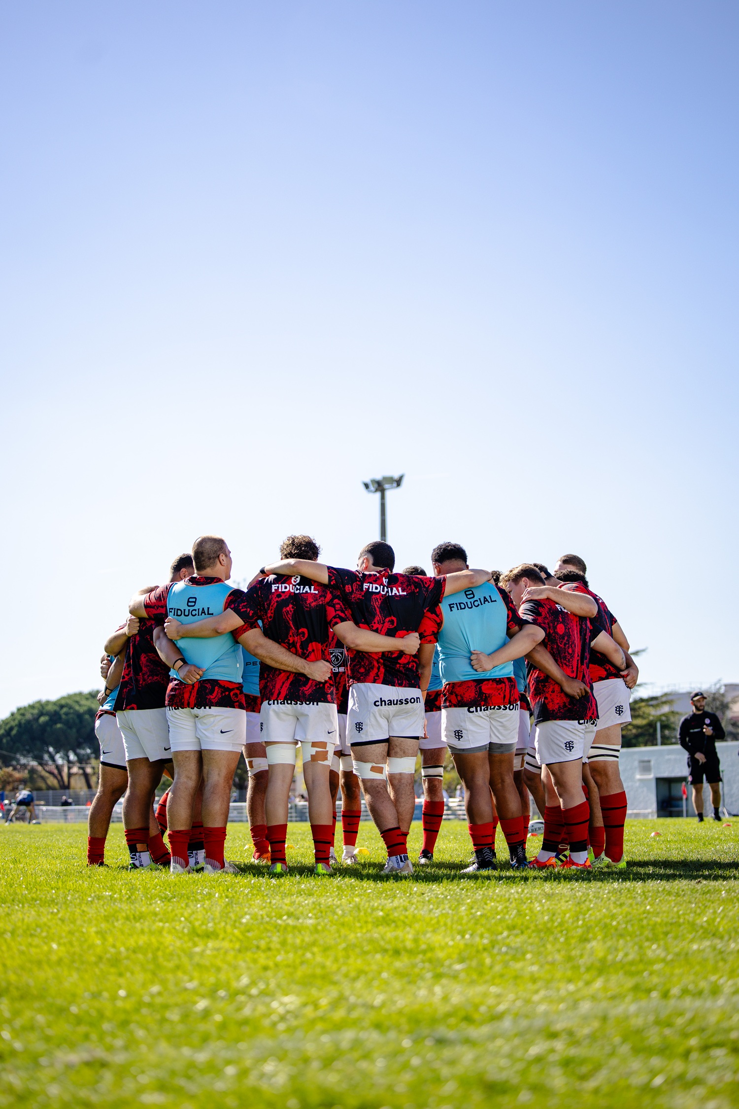 Equipe espoirs en action lors du match Colomiers - Stade Toulousain