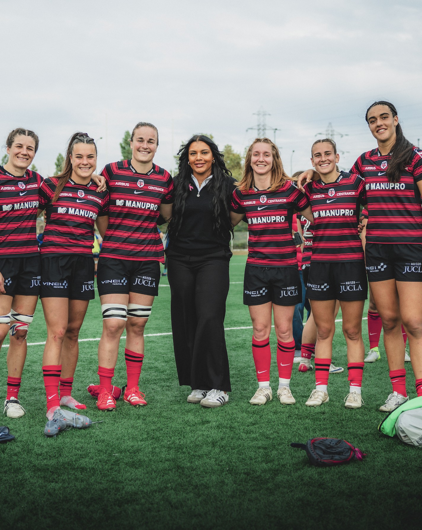Quelques joueuses du Stade après le match face au Stade Villeneuvois 25/26