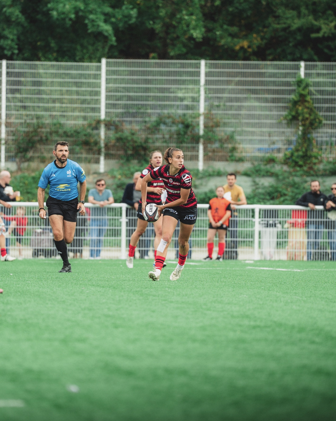 Lina Queyroi lors du match face au Stade Villeneuvois 25/26