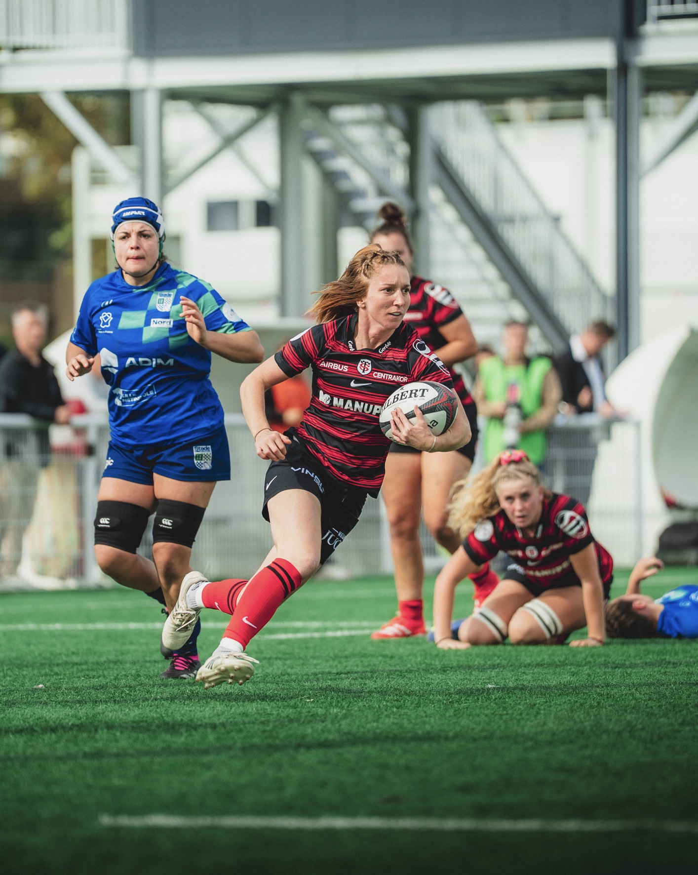 Pauline Bourdon Sansus lors du match face au Stade Villeneuvois 25/26