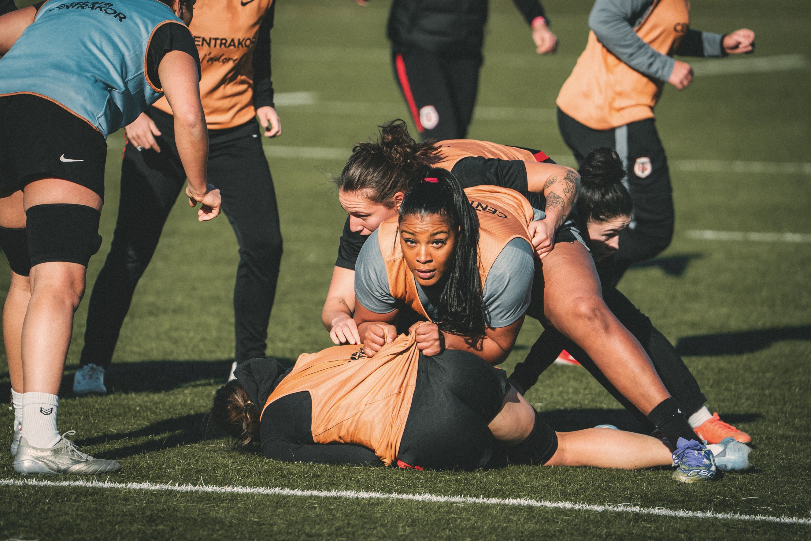 Ambre Mwayembe à l'entraînement 25/26