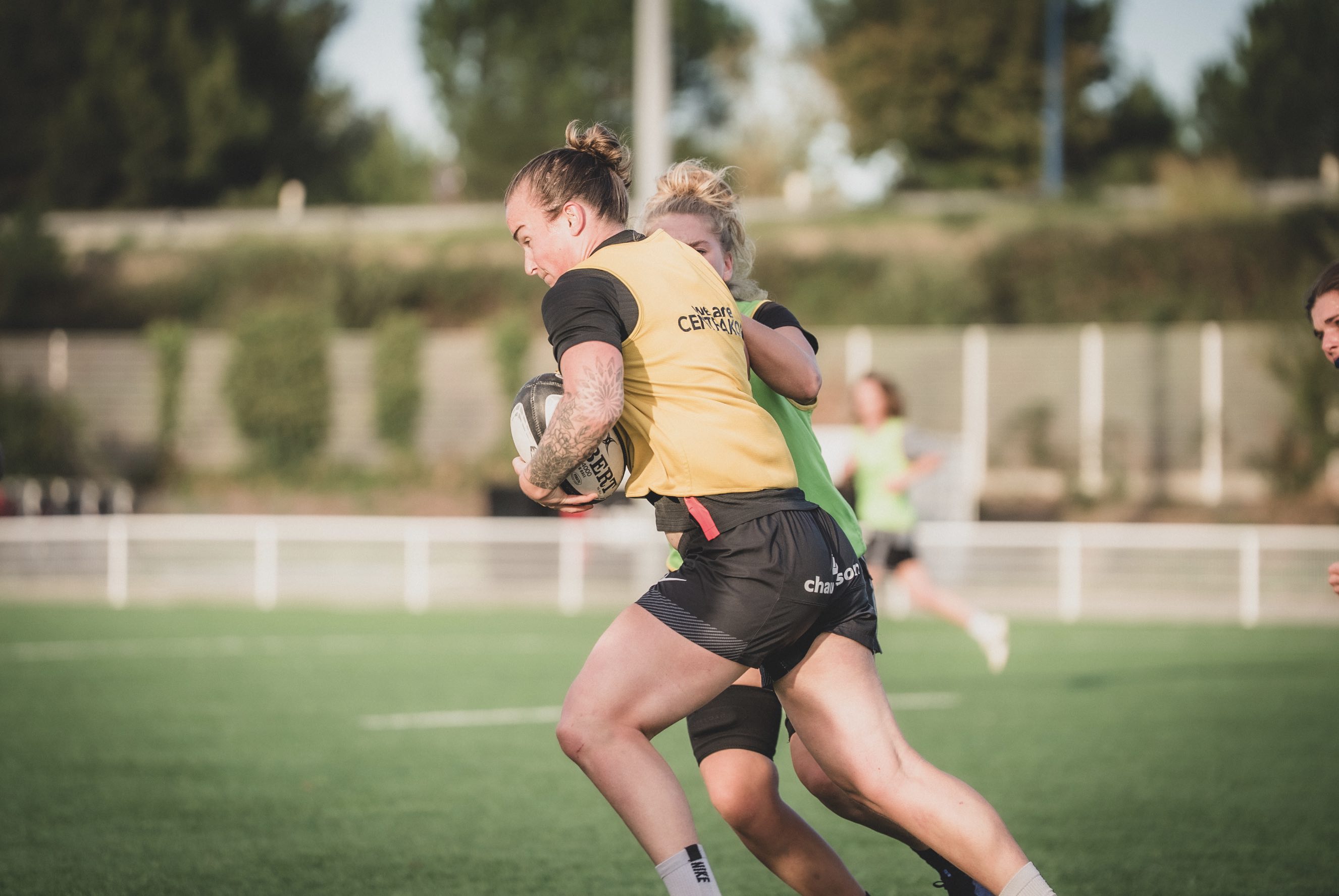 Charlotte Escudero à l'entraînement avant ST/LOU 25/26