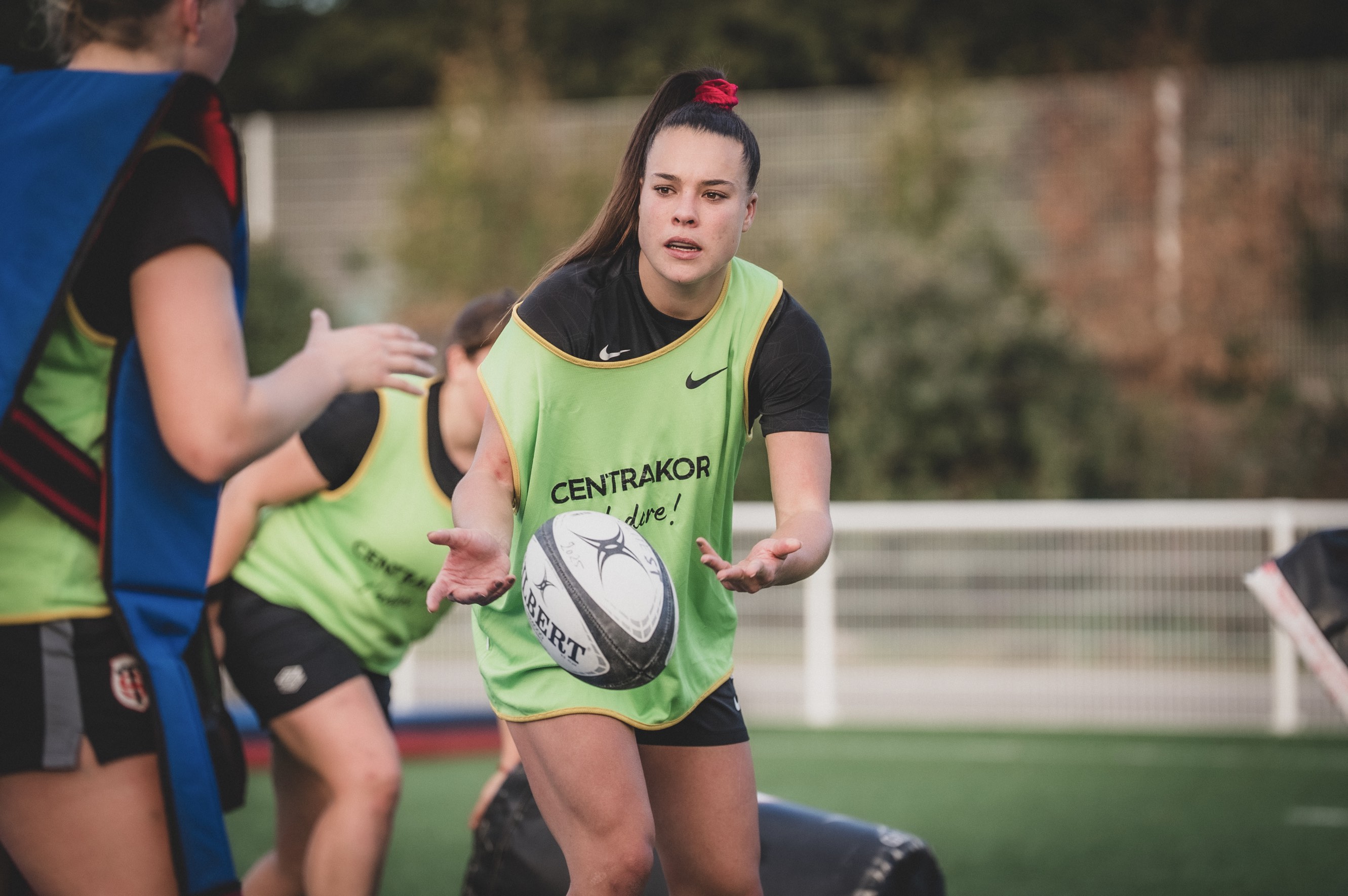 Léa Murie à l'entraînement avant ST/LOU 25/26