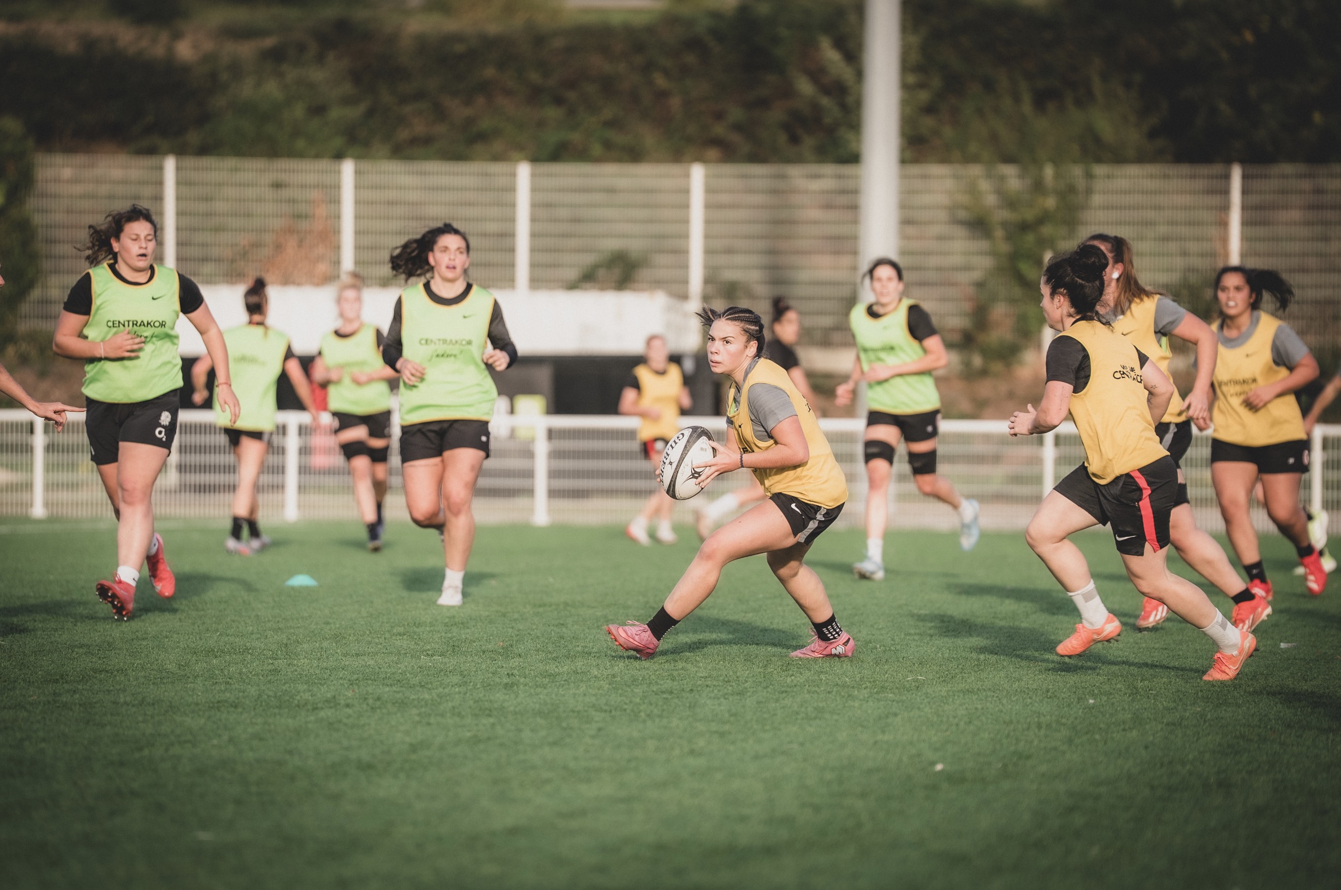 Lylou Pédussaud à l'entraînement avant ST/LOU 25/26