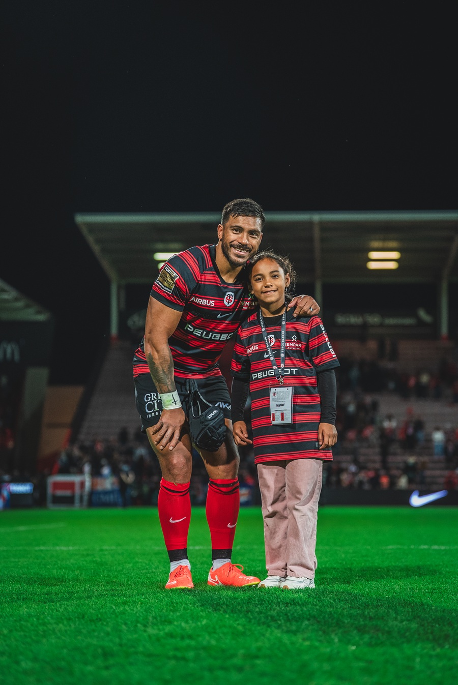 Pita Ahki joueur du Stade Toulousain