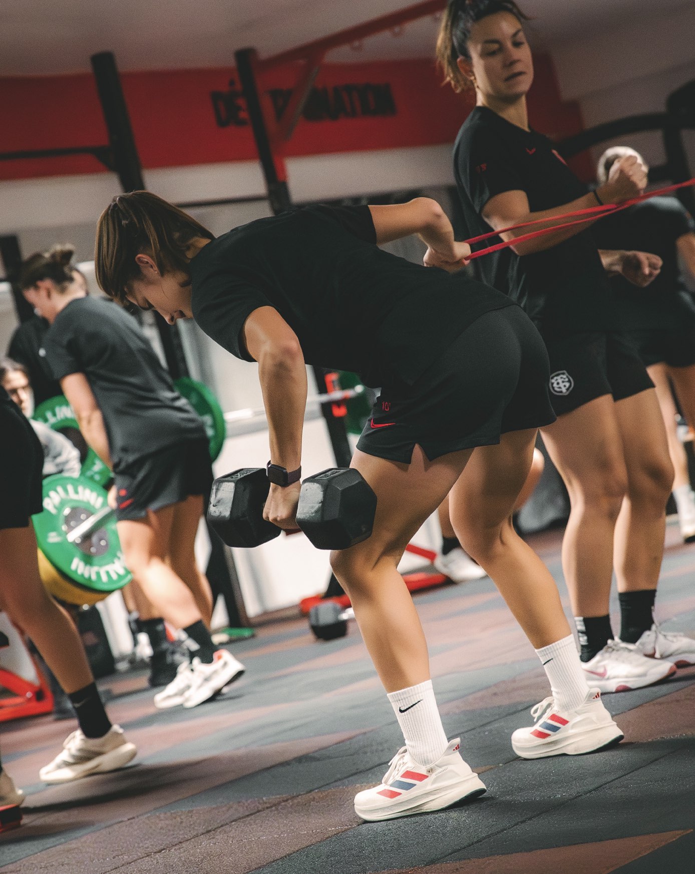 Lina Queyroi à la muscu 25/26