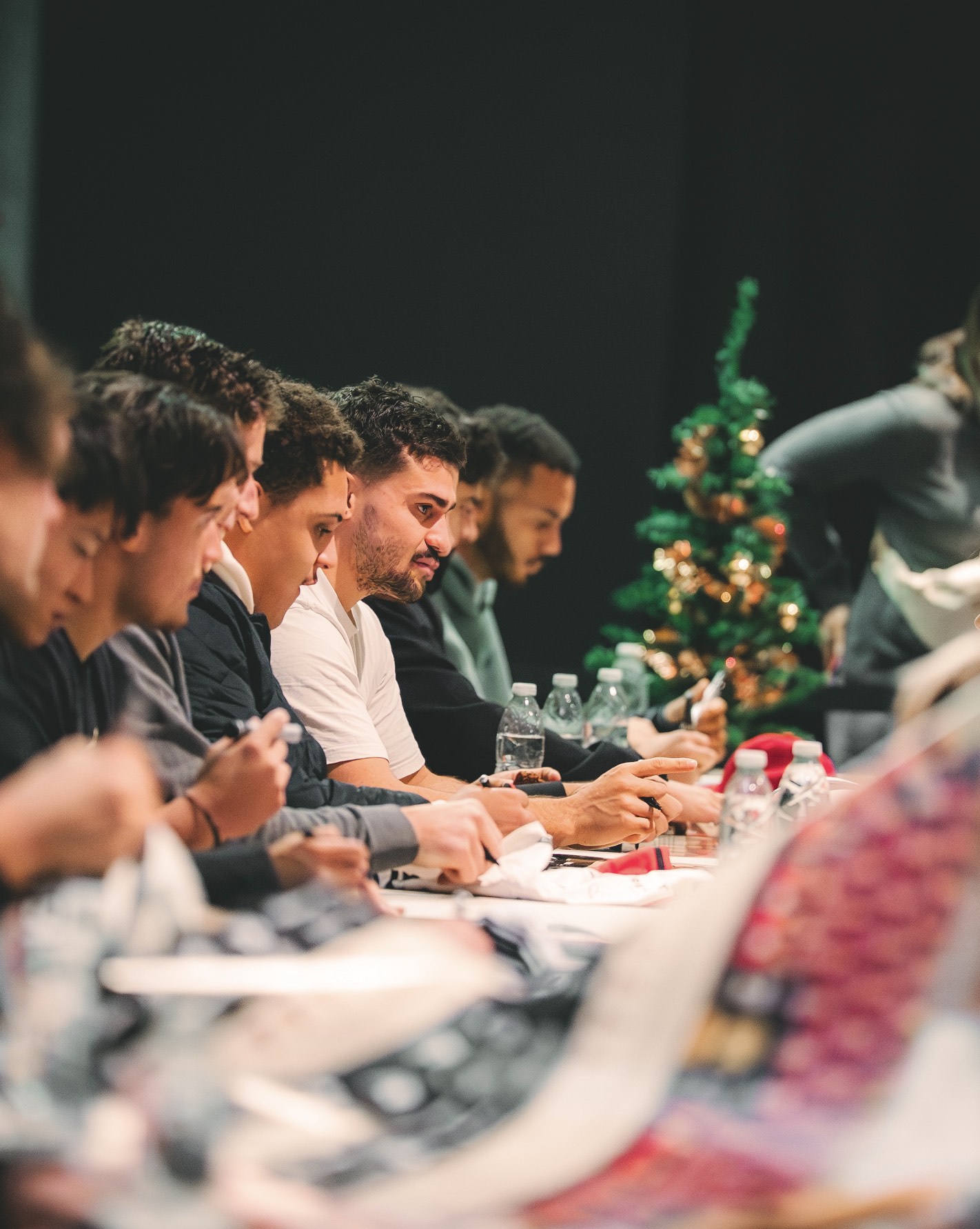 Joueurs à la soirée de Noel de l'Asso 25/26