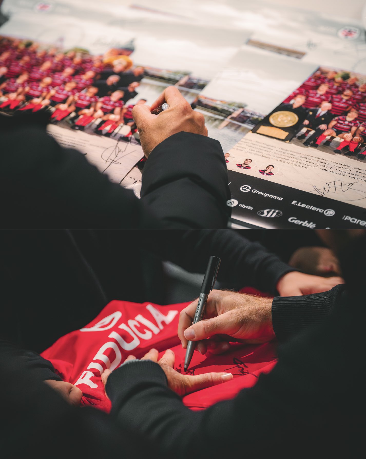 Signatures à la soirée de Noel de l'Asso 25/26