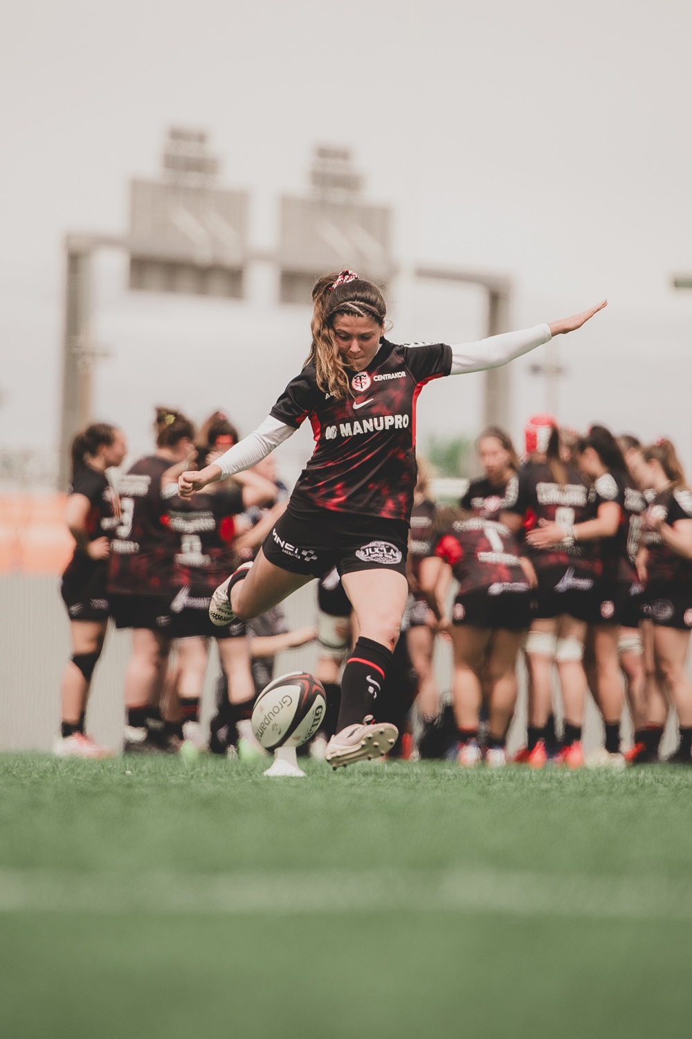 Pauline Barrat en action