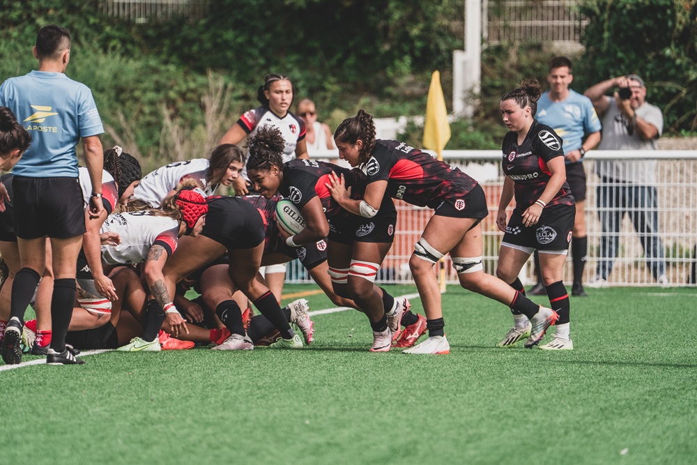 Maëlle Picut joueuse du Stade Toulousain en action