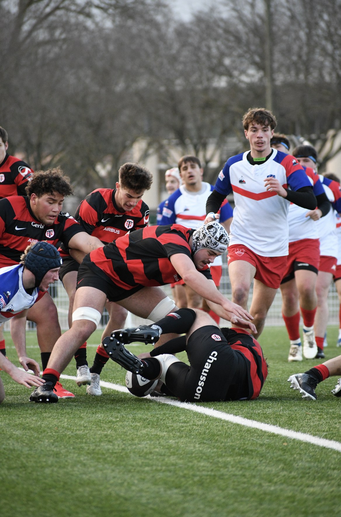 Joueur Crabos pendant un match 25/26