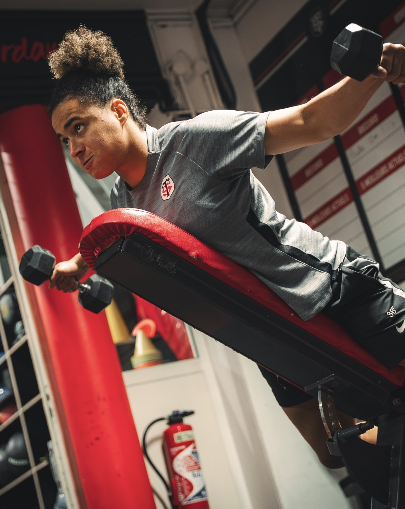 Maelle Filopon à la muscu 25/26