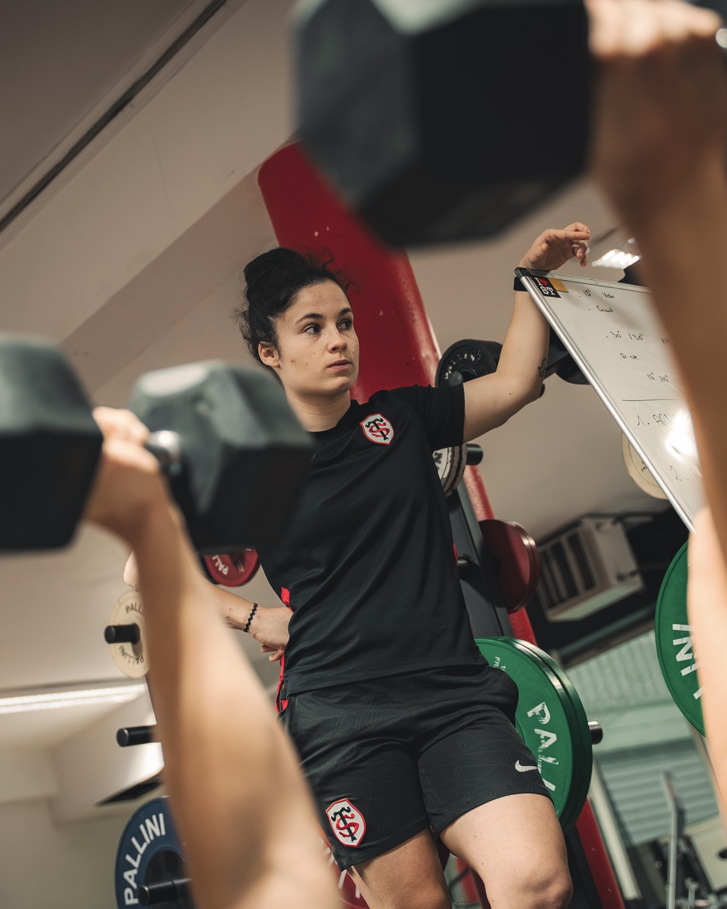 Océane Bordes à la muscu 25/26