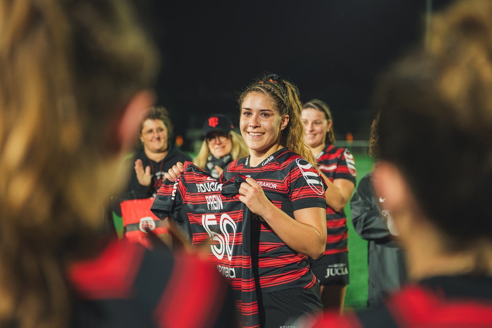 Emma Pasin joueuse du Stade Toulousain