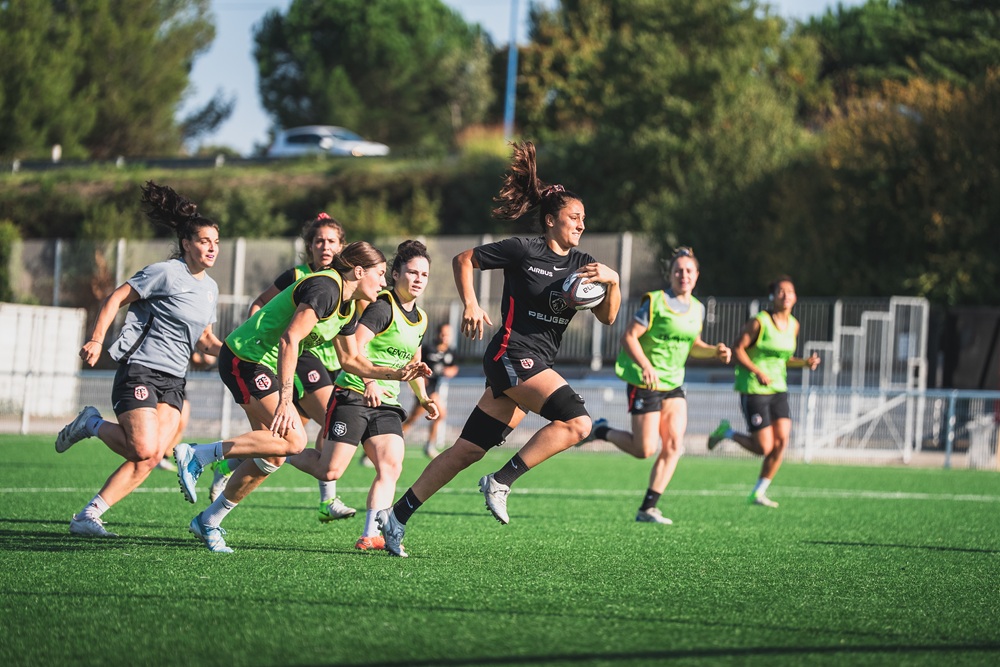 Maëlle Picut joueuse du Stade Toulousain en action