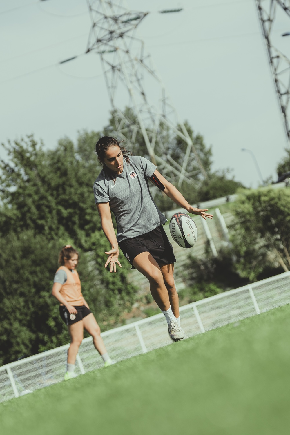 Martina Serrano Garcia joueuse du Stade Toulousain en action