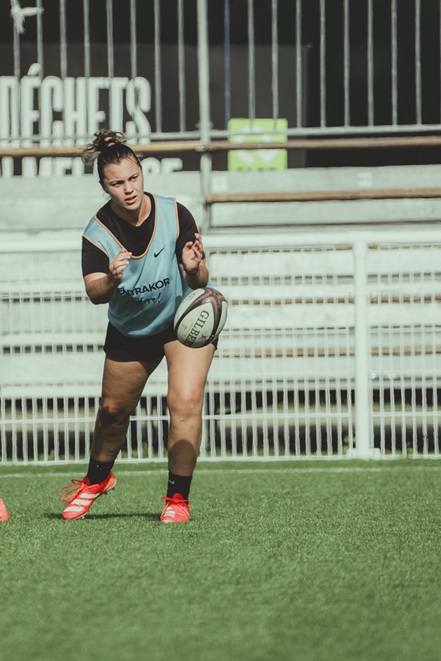 Eva Tougne joueuse du Stade Toulousain en action