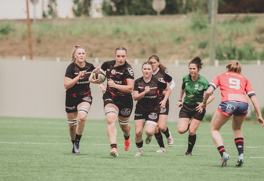 Zoé Jean joueuse du Stade Toulousain en action