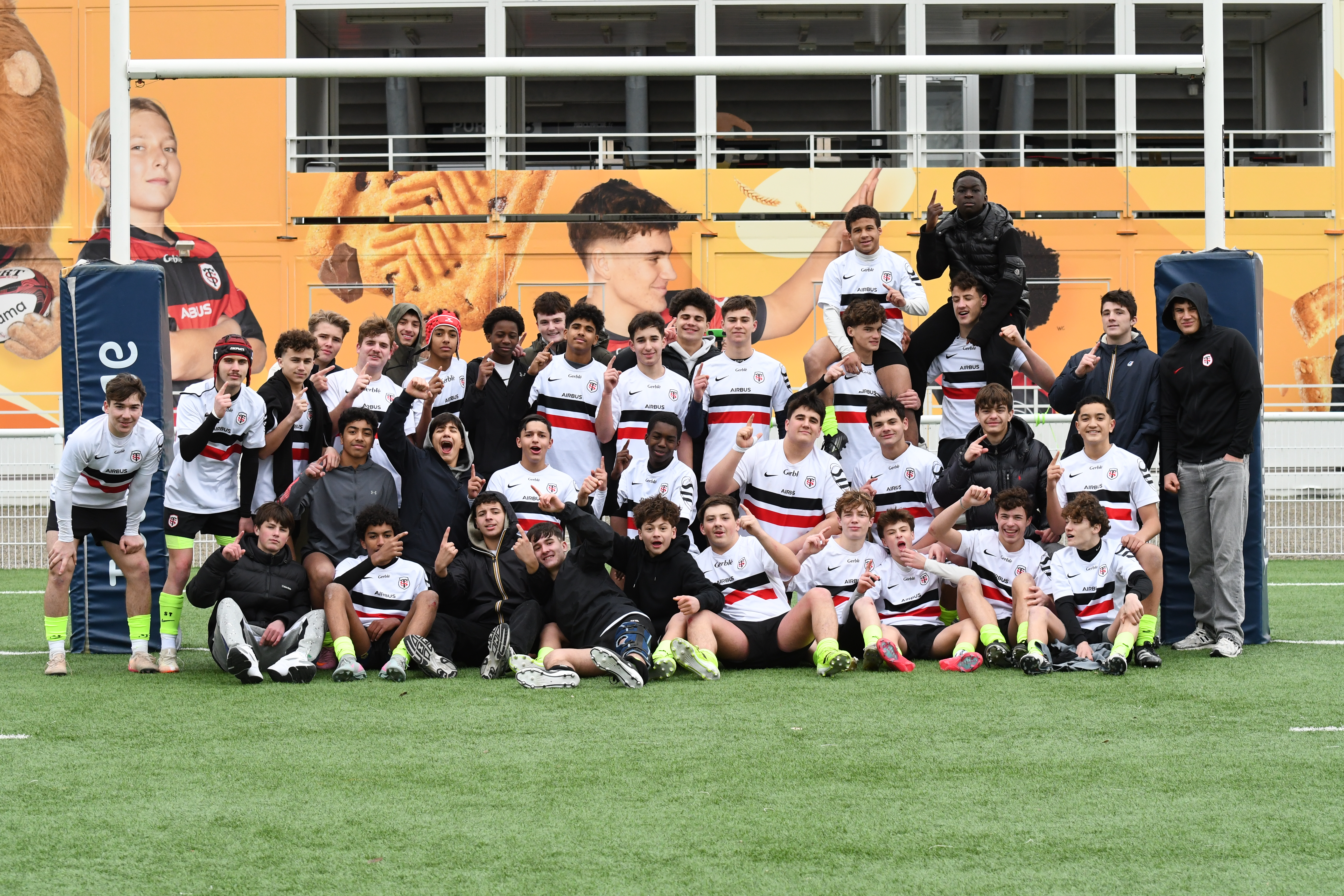 Photo de groupe des Cadets B 