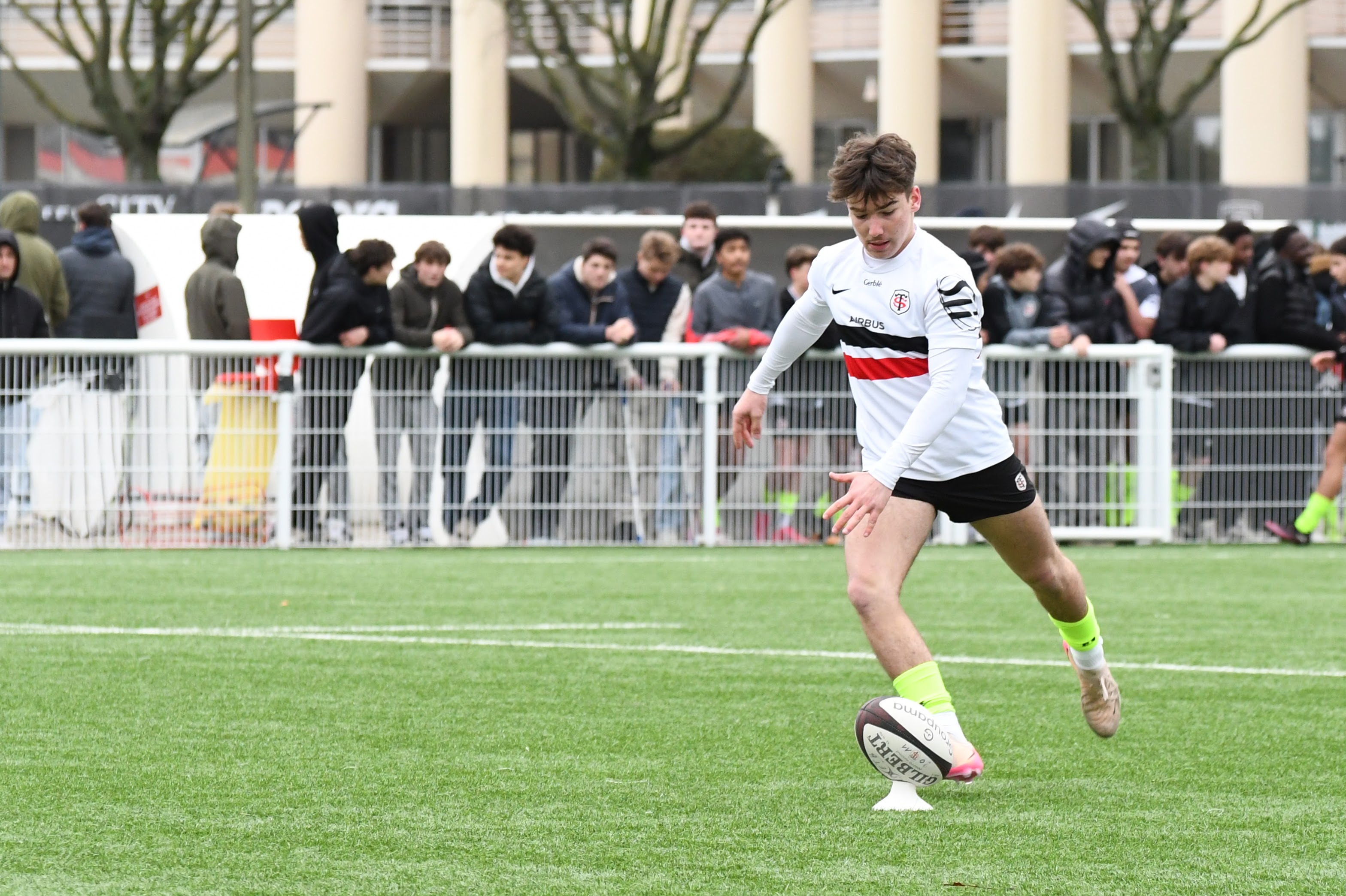 Joueur Cadets B face à Béziers 