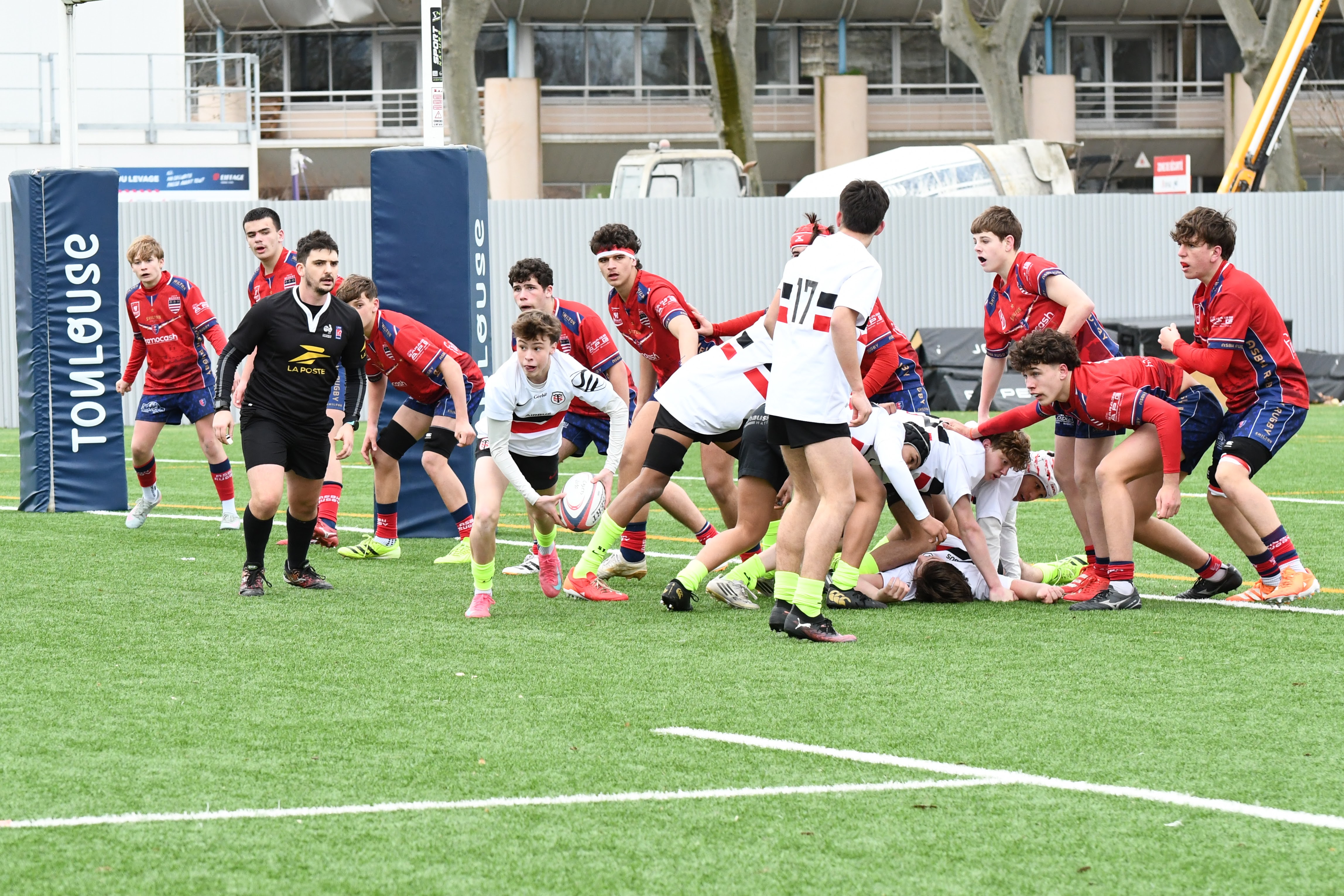 Joueur Cadets B face à Béziers 