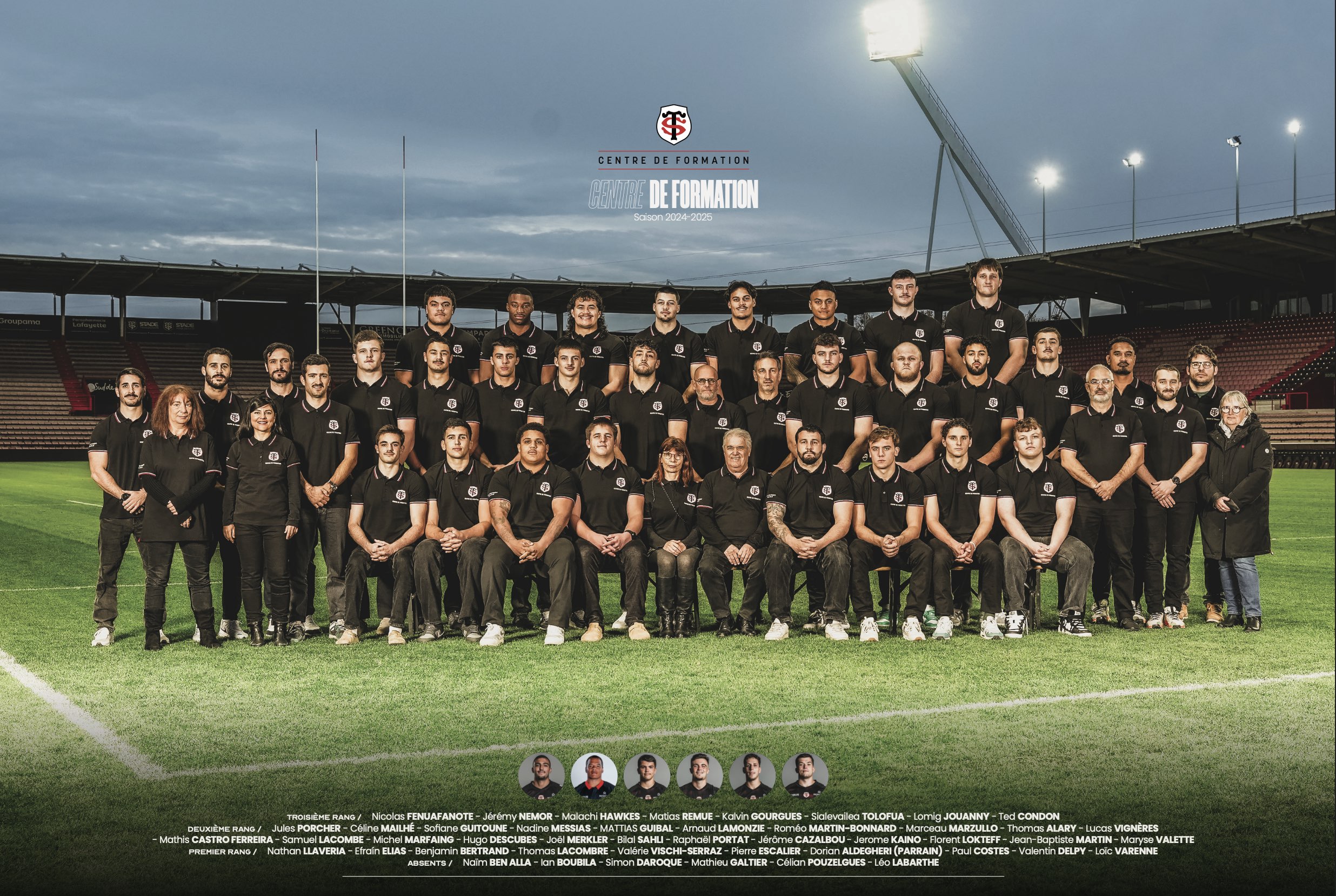 Photo officielle du Centre de Formation 24/25