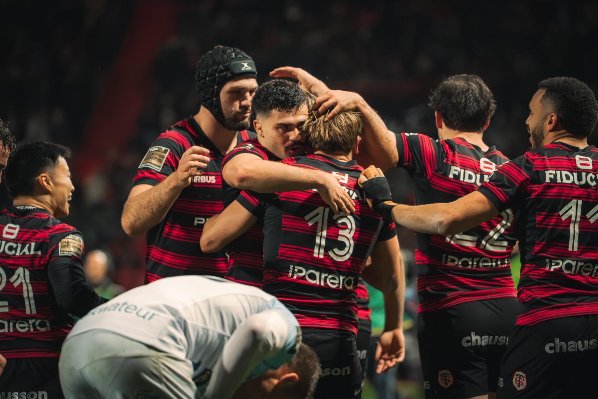 Guillaume Cramont et Paul Costes célèbrent un essai