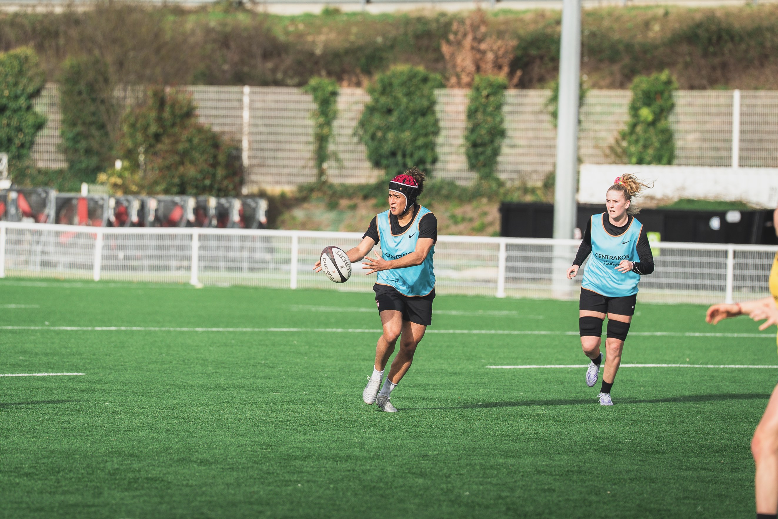 Maëlle Filopon à l'entraînement