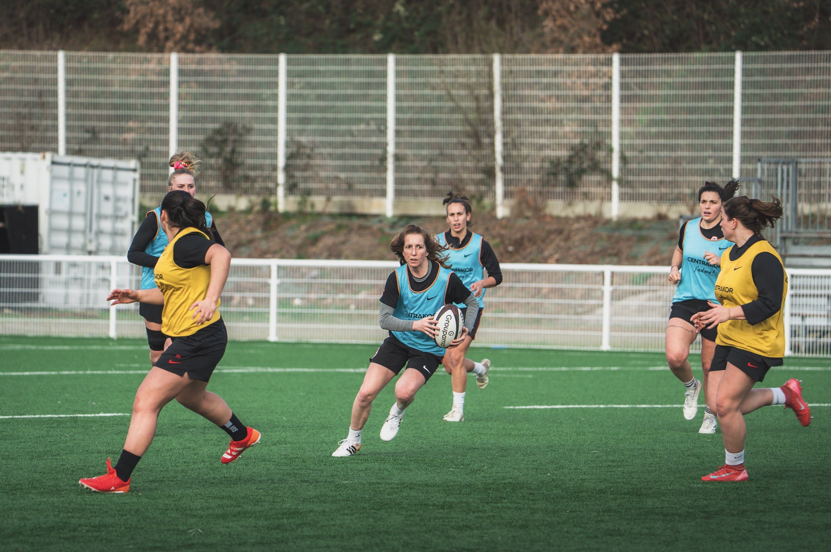 Pauline Bourdon Sansus à l'entraînement