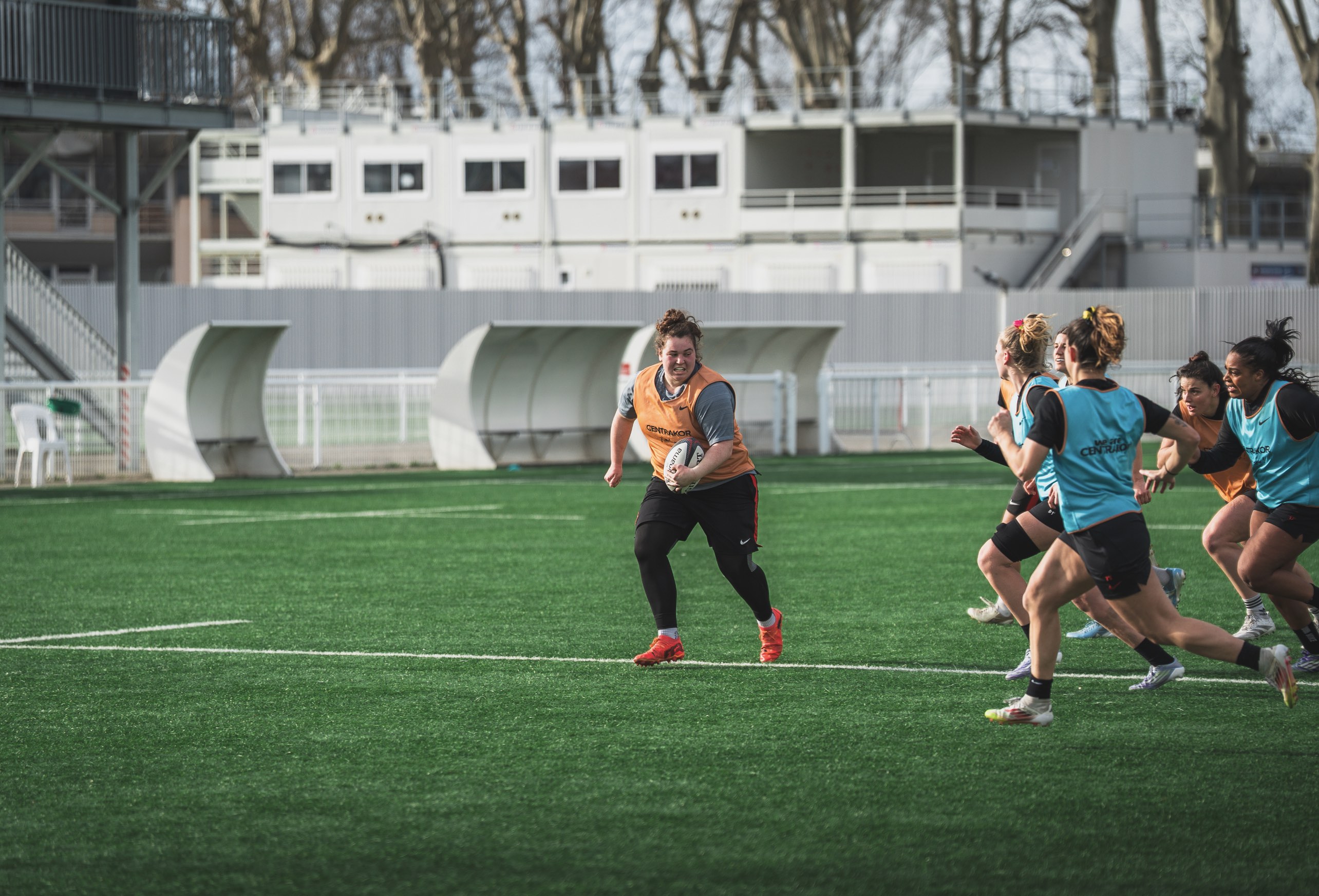 Zélie Reulet à l'entraînement